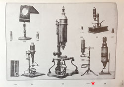 Plate IX from the Nachet Catalog